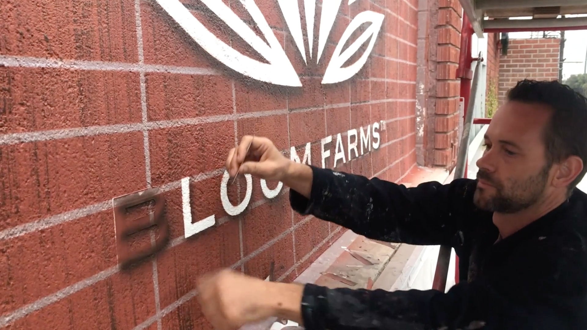 Bloom Farms Mural Process