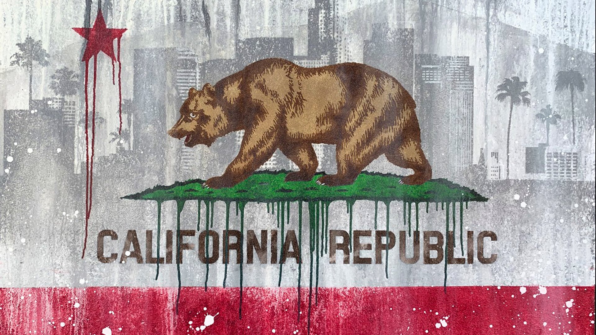 California Flag of Los Angeles