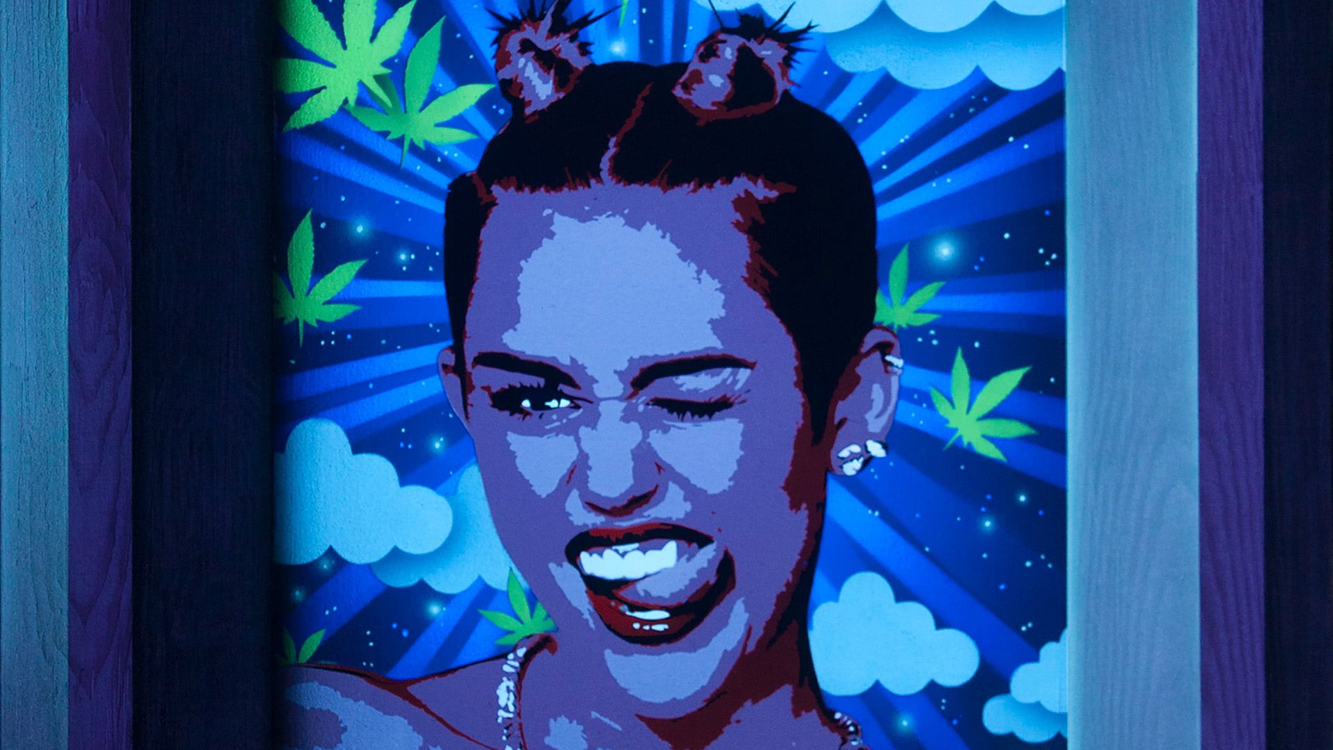 Miley Cyrus Canvas for Happyland