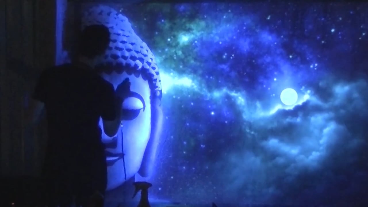 Black Light Buddha Live Art Show
