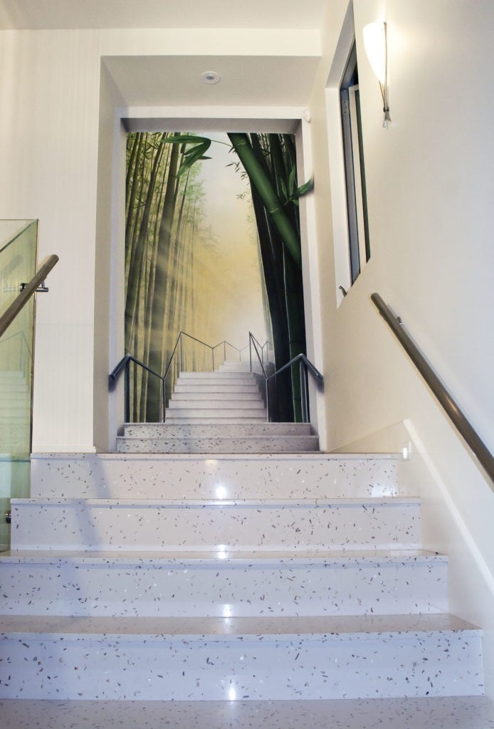 Stairway to Bamboo Heaven Mural