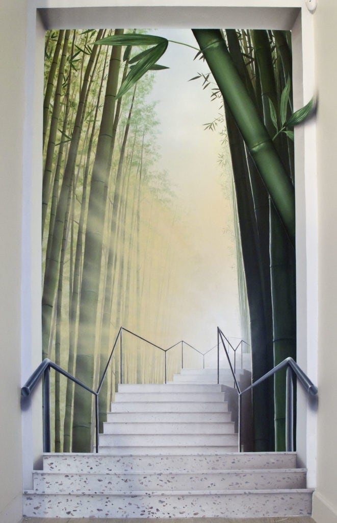 Stairway to Bamboo Heaven Mural