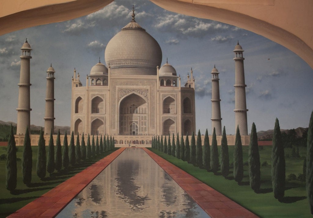 Bollywood Restaurant Mural