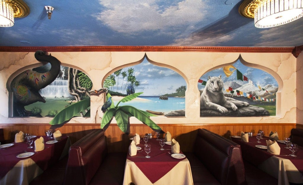 Bollywood Restaurant Mural