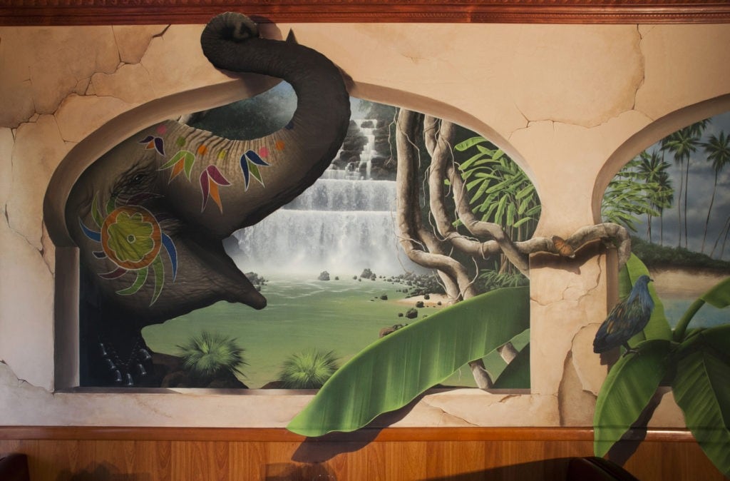 Bollywood Restaurant Mural