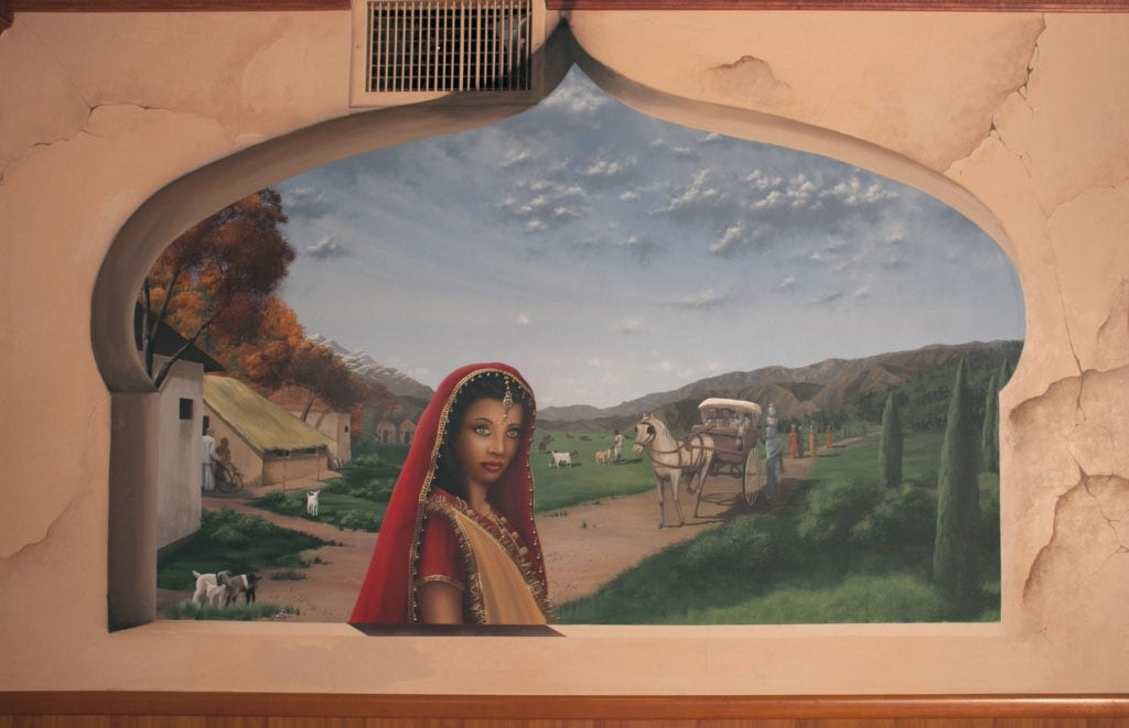 Bollywood Restaurant Mural