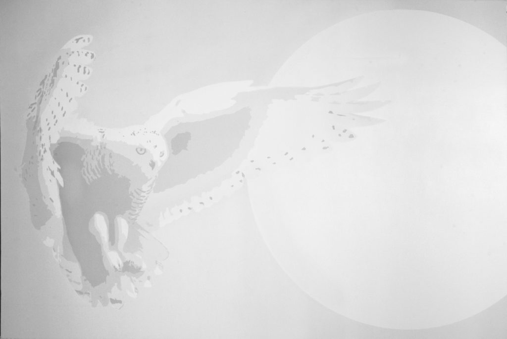 Galactic Snowy Owl (daylight)