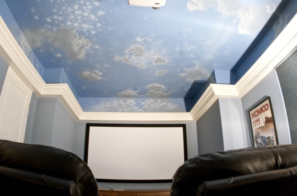 Day to Night Home Theatre Mural