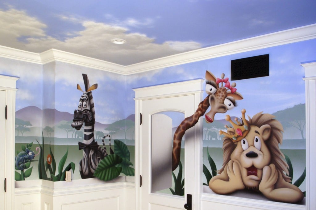 Baby Safari Mural