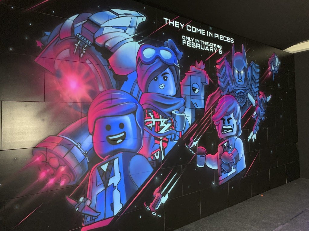 Lego Space Movie Mural