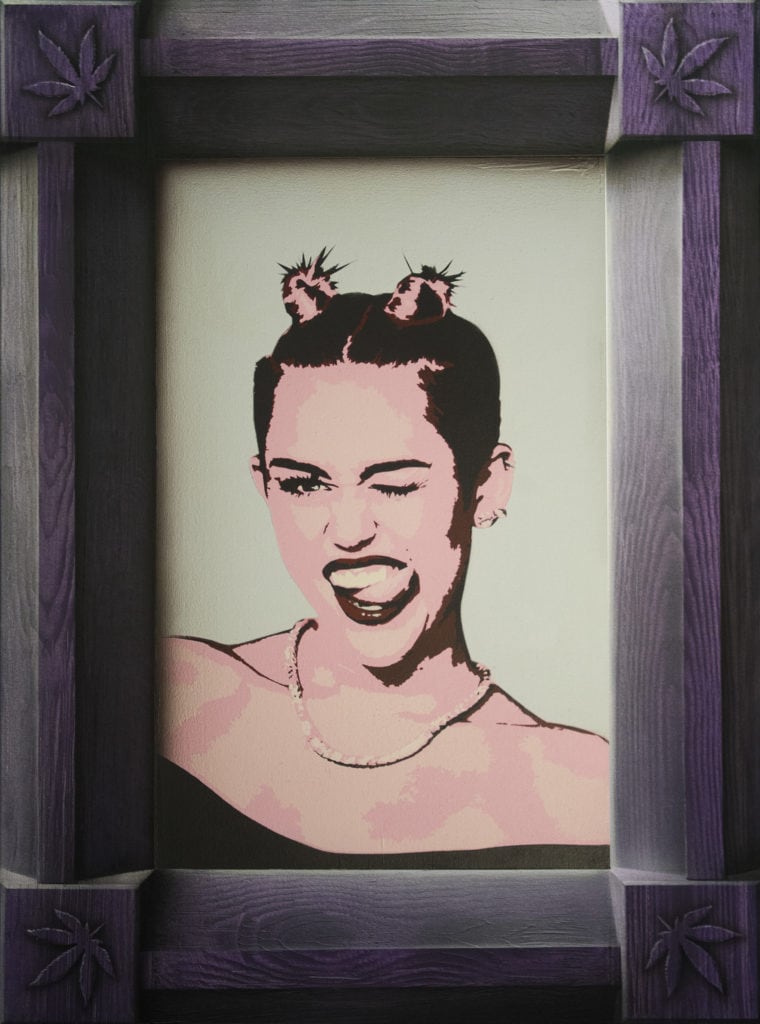 Miley Cyrus Canvas for Happyland (daylight)
