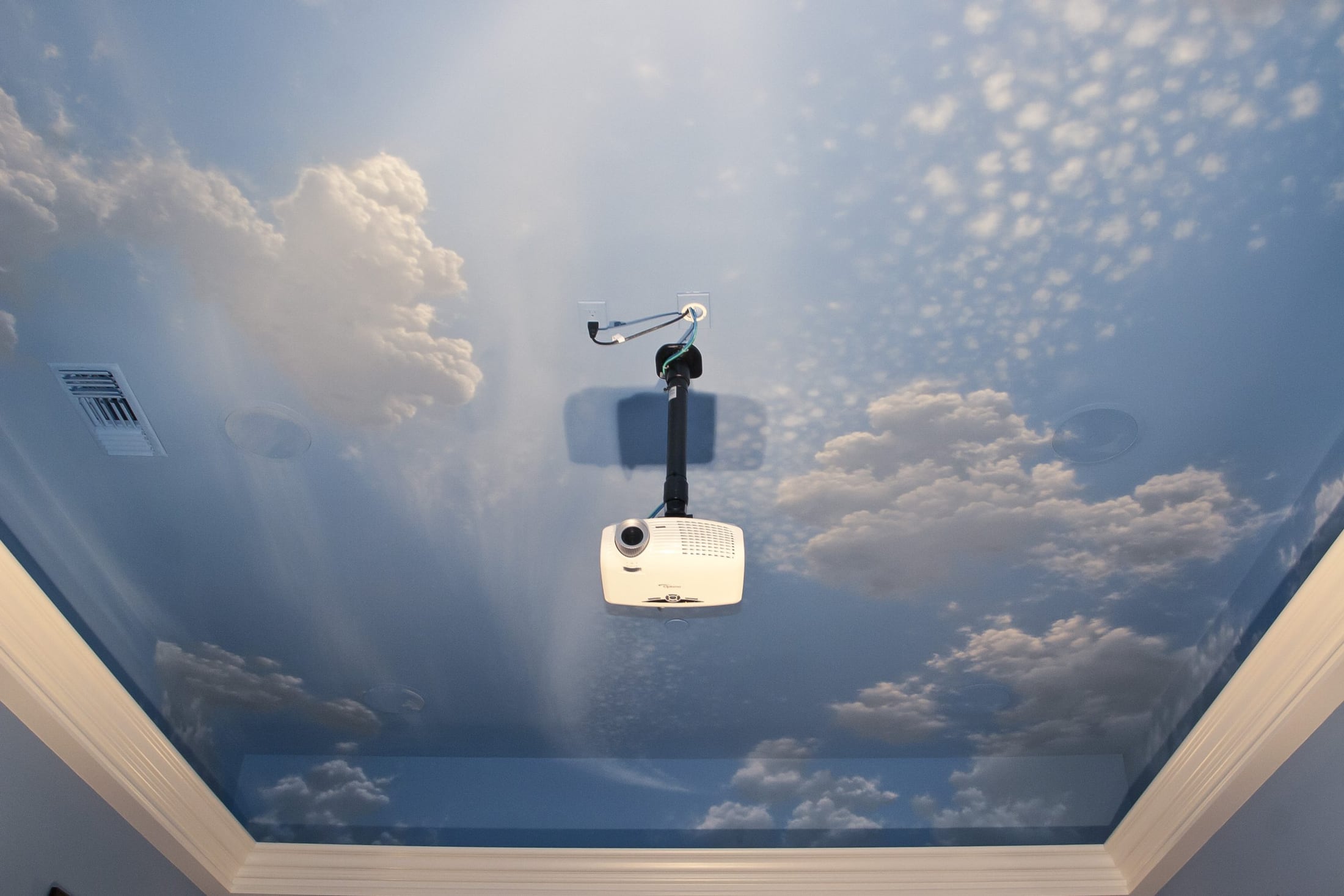 Day to Night Home Theatre Mural